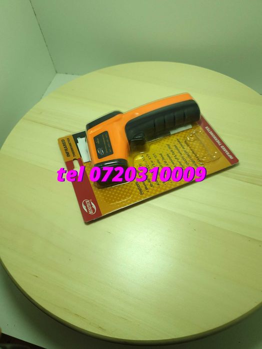 Instrument Masurare Temperatura Infrarosu Industrial Pentru Utilizare Profesionala -50 +380C Uni Galben / Negru Cu Specificatii Conform Titlului