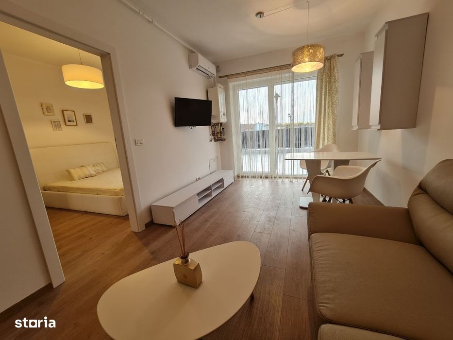 Inchiriez ap. 2 camere ADORA PARK3 Modern cu Terasa/ Gradina/ Parcare.