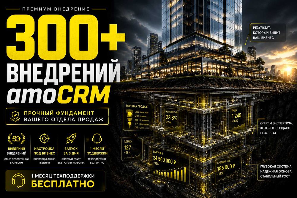 AmoCRM и Altegio — установка и настройка систем для вашего бизнеса