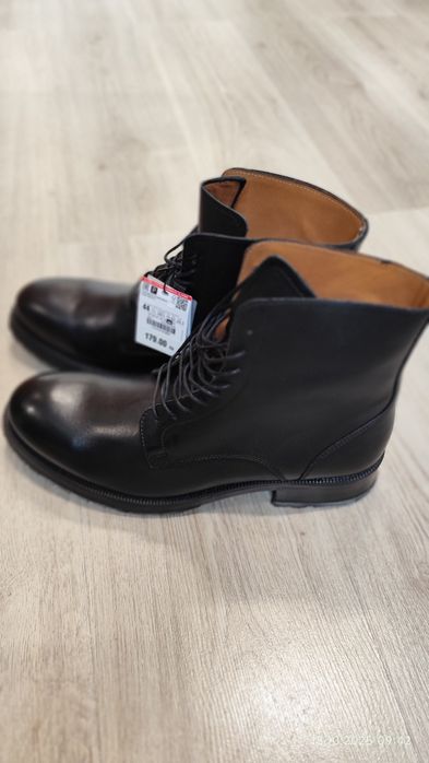 Мъжки боти от естествена кожа ZARA 44 номер