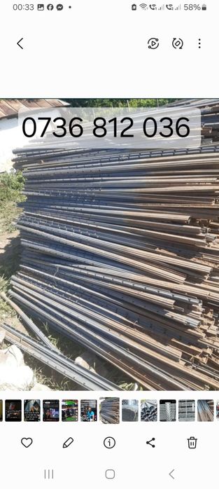 Șpalieri de calitate de beton și metalici de oțel