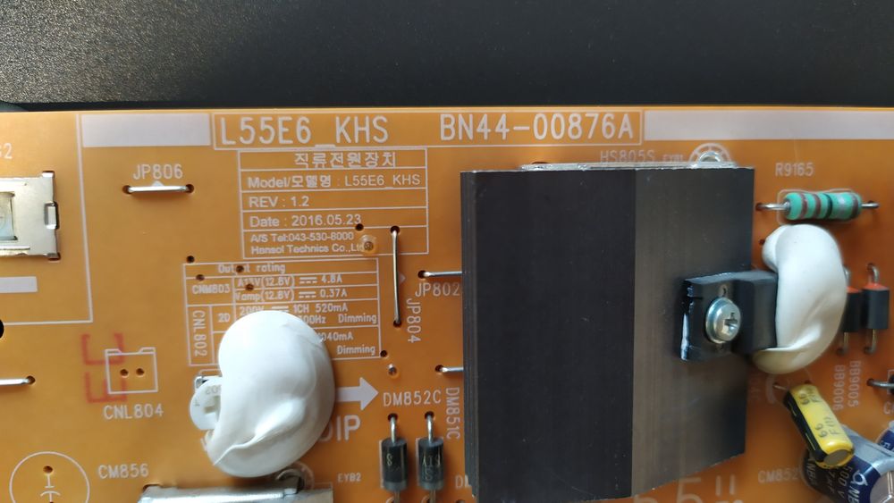 Samsung UE49KU6472U на части