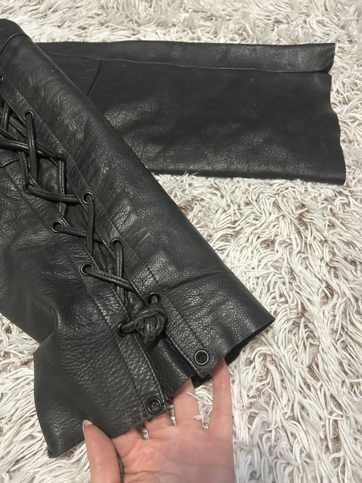 Pantaloni piele barbati