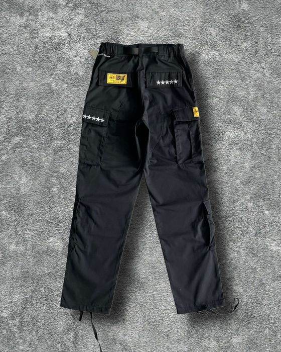 Corteiz cargos black and white