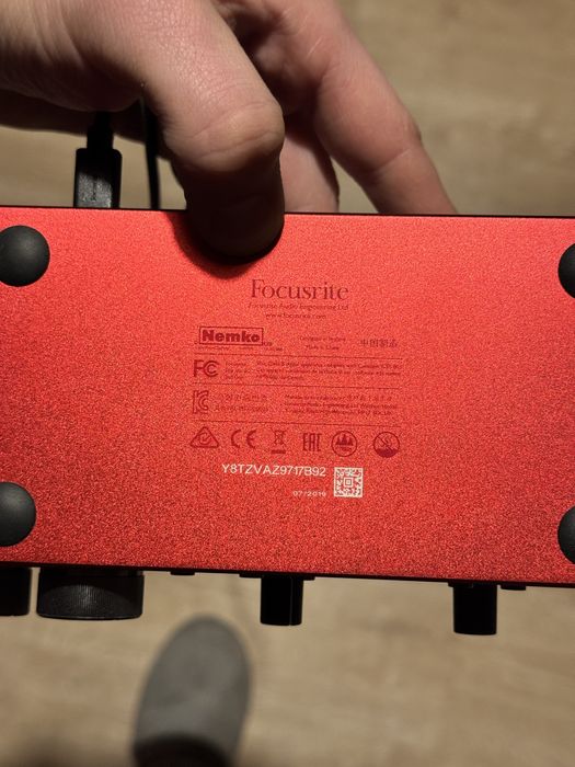 Placa sunet externa, interfata audio Focusrite Scarlett 2i2