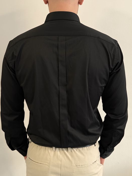 Camasa Dion  neagra  barbati noua Slim fit