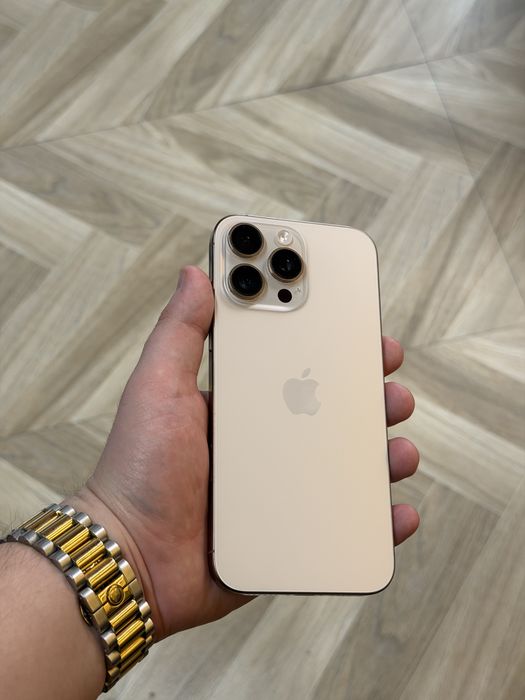 Iphone 16 PRO MAX GOLD + подарок Монитор sanc 144 гц (подарок)