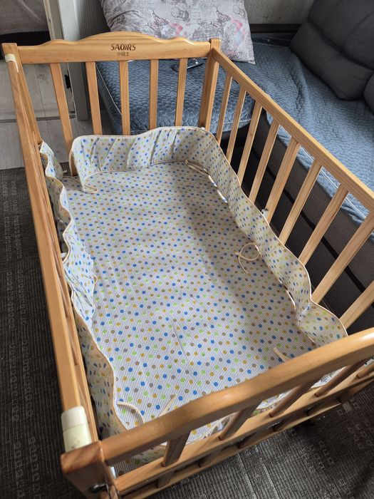 Манеж деревяный детский