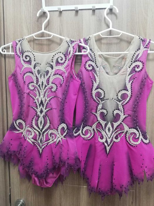 Трико ново за художествена гимнастика/танци/модерен балет/акробатика.