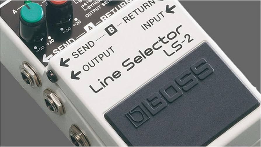 Pedală chitară BOSS LS-2 cu selector de linie/alimentare (LS-2)