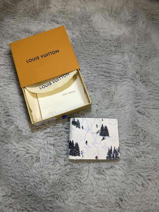 Portofel Louis Vuitton ski alb