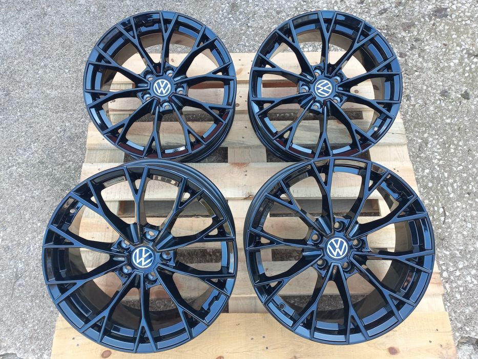 17"Vw GTI GTD Piano Black 7.5ж ет40 Golf Touran Passat Caddy Tiguan Je