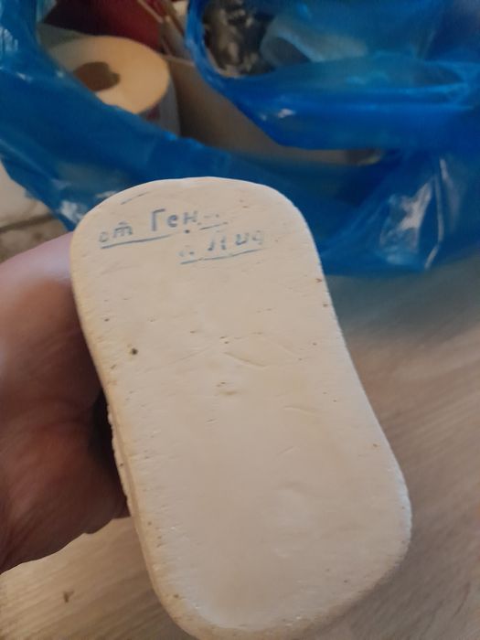 Статуэтка старинная гипс