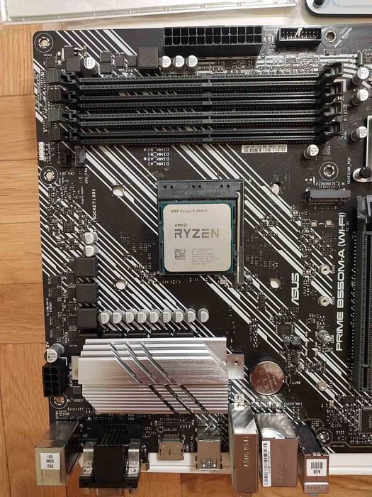 AMD Ryzen 9 3900X + Asus Prime B450M-A Wi-Fi