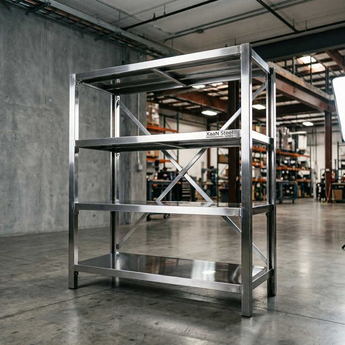 Стеллаж из нержавейки / Zanglamaydigan po'latdan stellaj — XaaN Steel
