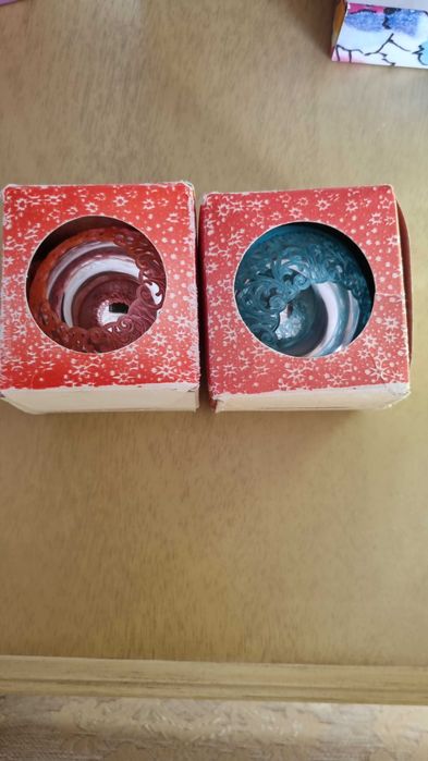 Елочные игрушки, зеркальные, советские