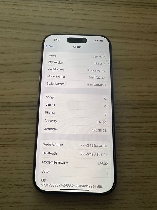 Iphone 16 Pro 512gb Desert Titanium Used