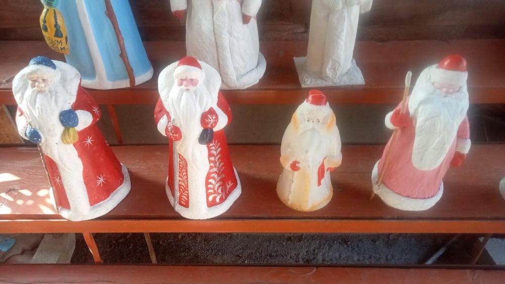Дед мороз из пенопласта,пластика, из ваты