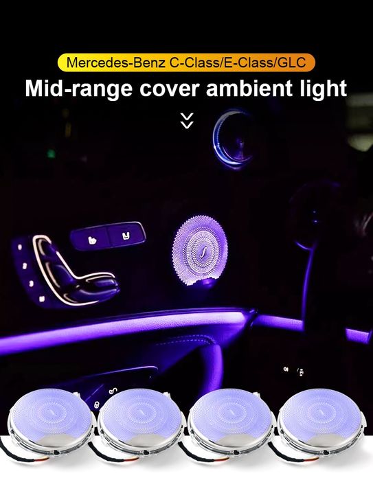 Capace boxe Mercedes cu lumină ambientala E Class W213