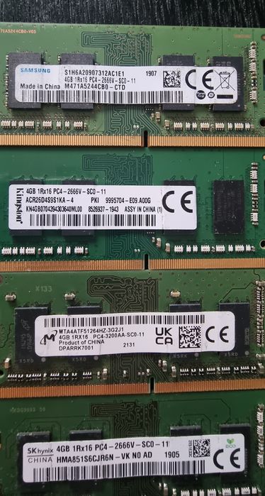 Рам памет 4 гб ддр4  за лаптоп
