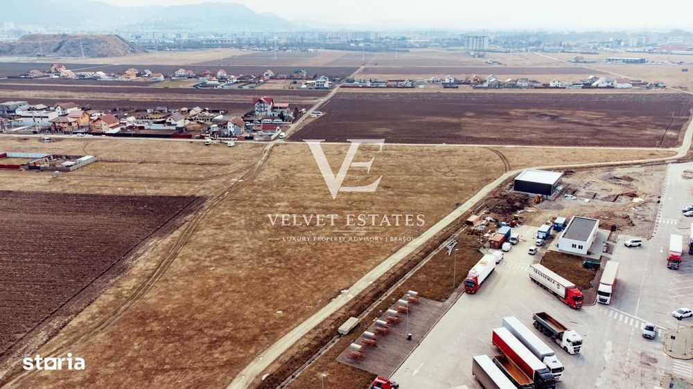 Teren 9.026 mp Sanpetru/Brasov – PUZ Aprobat Blocuri P+2E+M