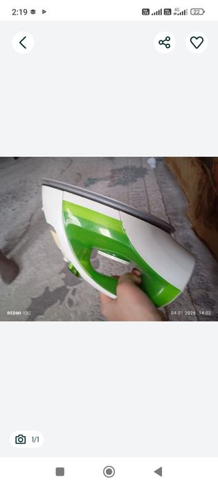 Продам утюг бу, фирма Panasonic.