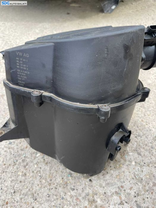 Carcasa Filtru Aer Volkswagen Polo 6R 1.2 TDI CFWA 2010 - 2018 Cod 6R0129601G 6R0129607E 6R0129620A [C4260]