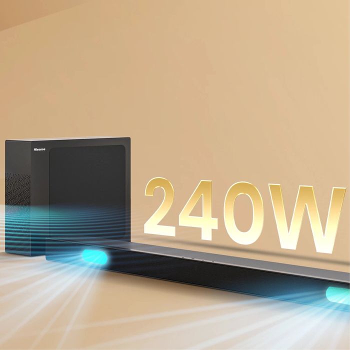 Vand Soundbar HISENSE HS2100 2.1CH 240W Dolby subwoofer wireless impecabil