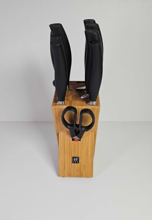 ZWILLING - Луксозен комплект кухненски ножове с блок FIVE STAR , TWIN CHEF