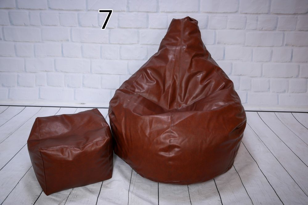 Промоция! Барбарон пуф Голяма Круша(най здравейте еко кожа)