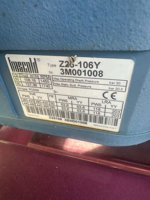 Sistem refrigerare/congelare thermofin frascold