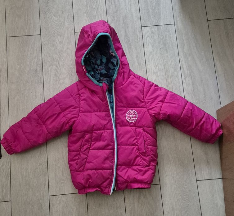 Geaca iarna 2 fete  Decathlon marime 98