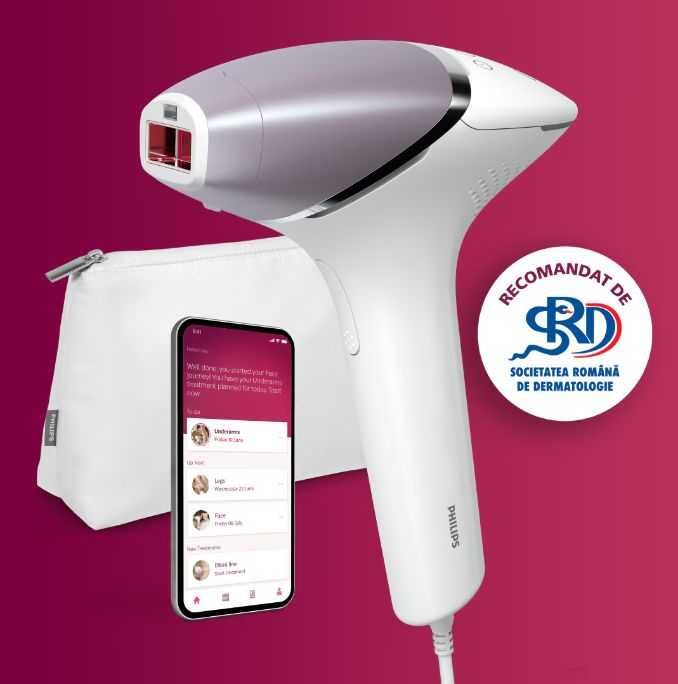 Epilator IPL Philips Lumea BRI949 450000 impulsuri, trimmer inclus