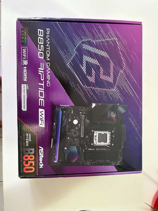 Placă de bază ASRock B850 Riptide WiFi – Nouă, sigilată