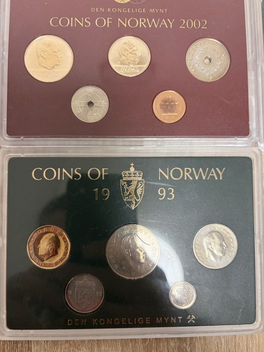 Colectie Monede Norvegiene 1993
