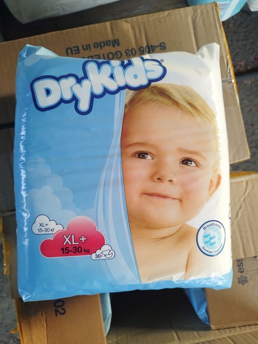Памперсы DryKids XL+ 57 упаковок