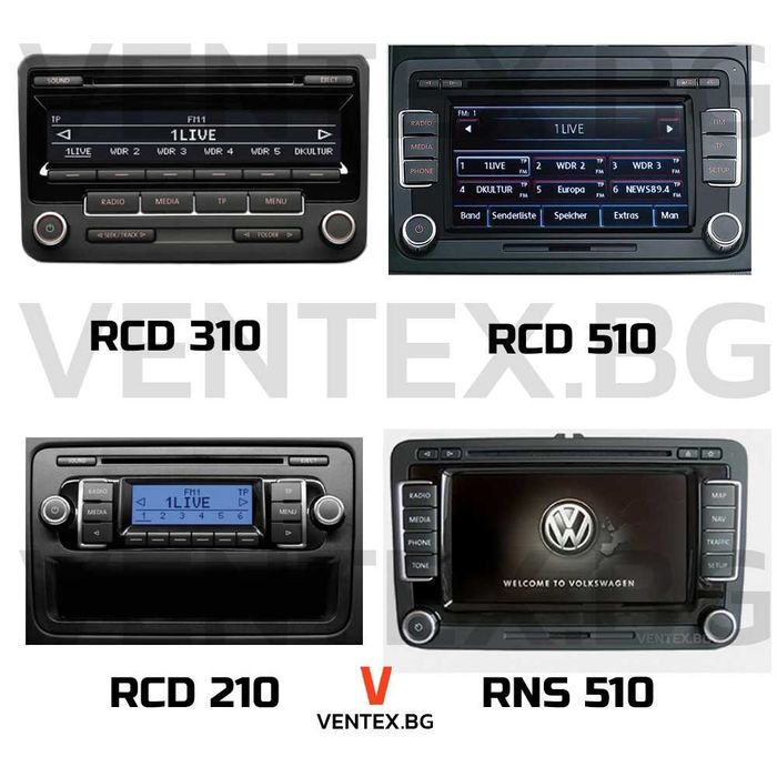 Bluetooth модул за VW Golf 5, Passat B6, Touran, Tiguan Touareg - WEFA