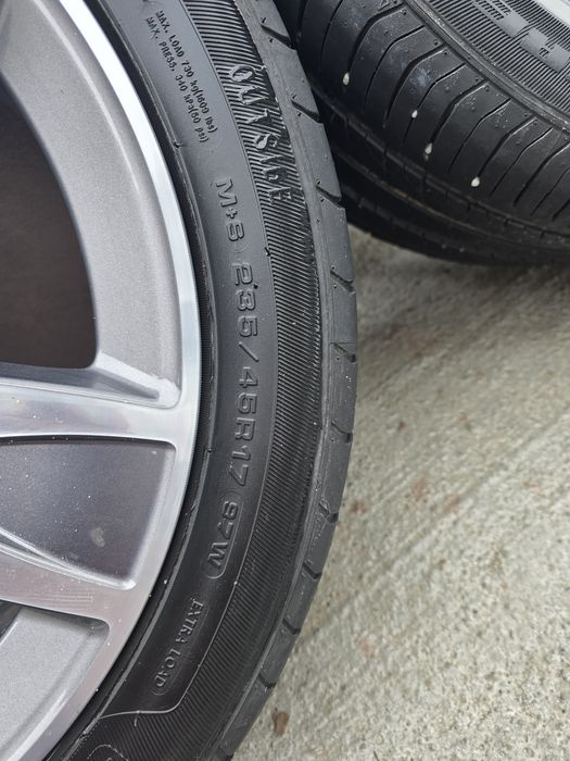 Jante+cauciucuri M+S  R17 5x112 Mercedes.Volkswagen.Skoda