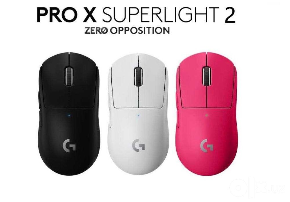 Logitech G PRO X Superlight 2 Black professional simsiz o‘yin sichqonc