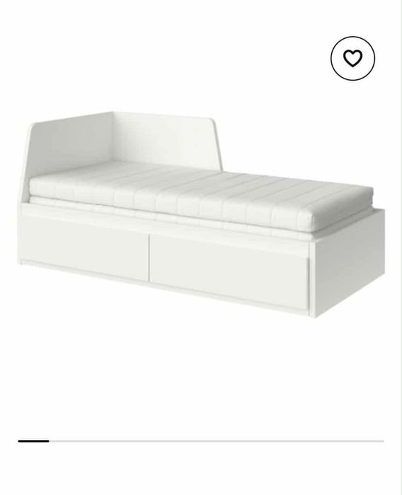 Легло(за един човек и за двама) с 2 кутии и матрак (ИКЕА)