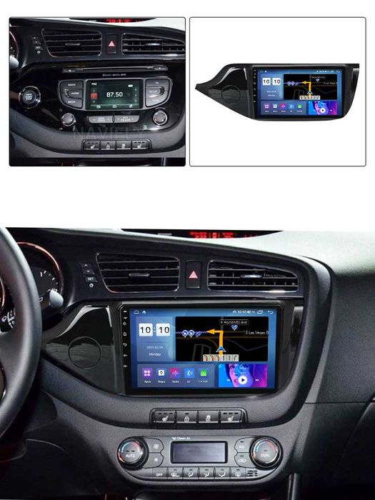 Navigatie Android 14 KIA CEED 2012-2018 1/8 Gb Waze CarPlay + CAMERA