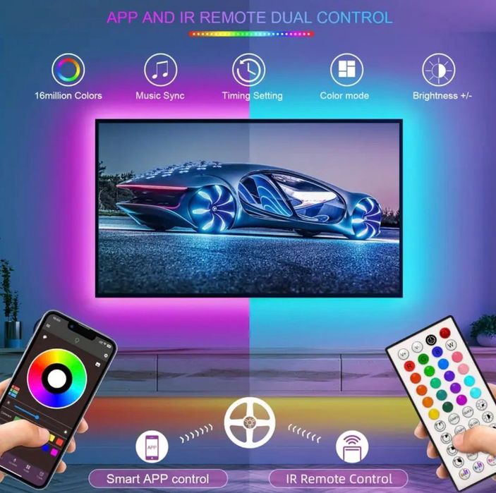 LED светлини за спалня, Управление чрез Smart APP
