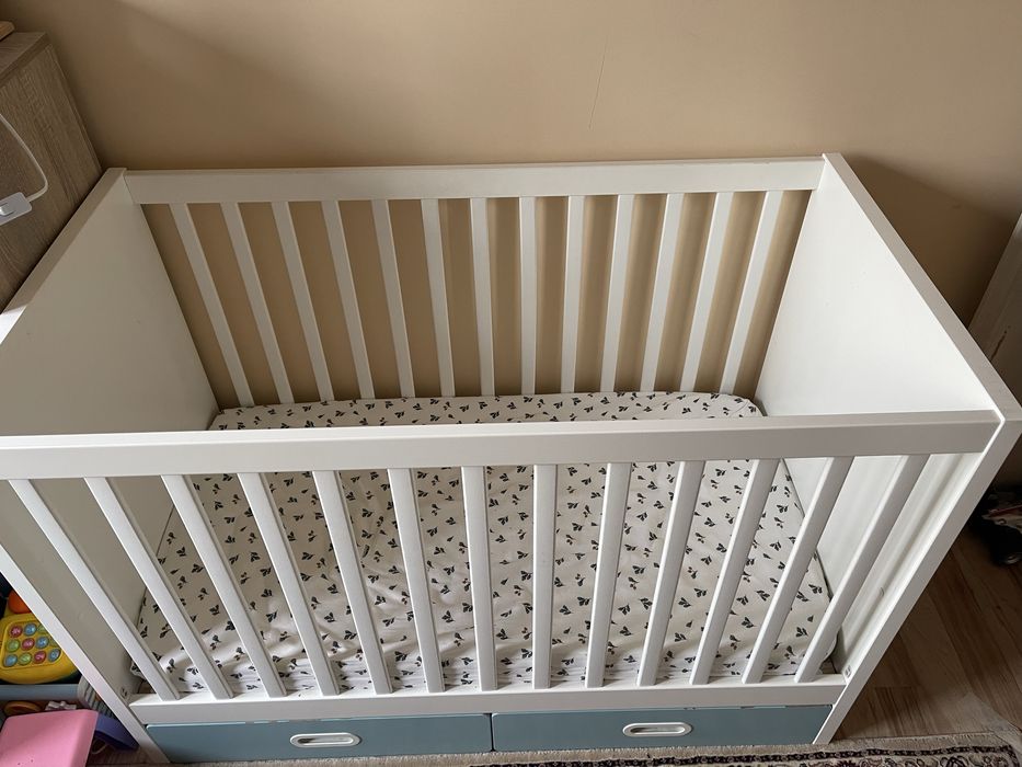 Дървено креватче Икеа 60х120