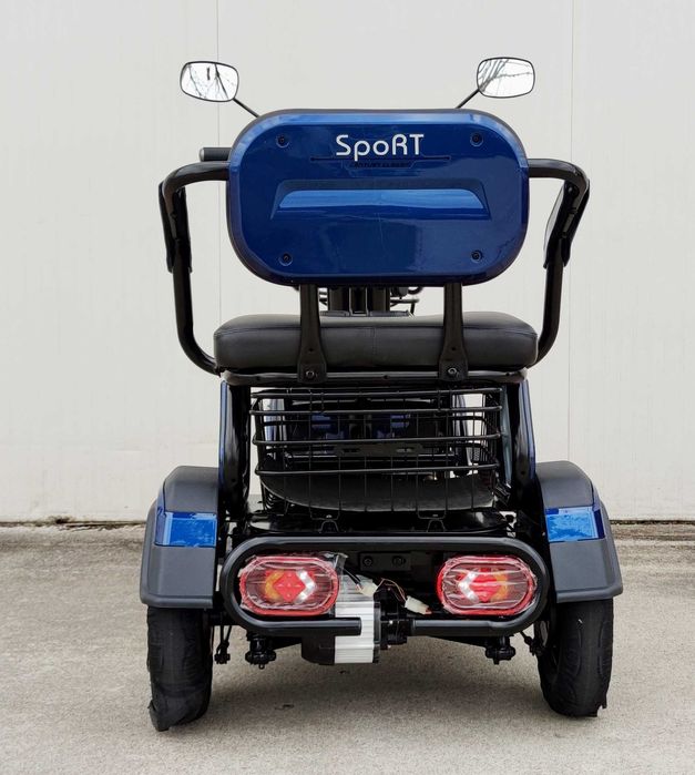 НА ИЗПЛАЩАНЕ Електрическа триколка  EcoWay М19X син цвят