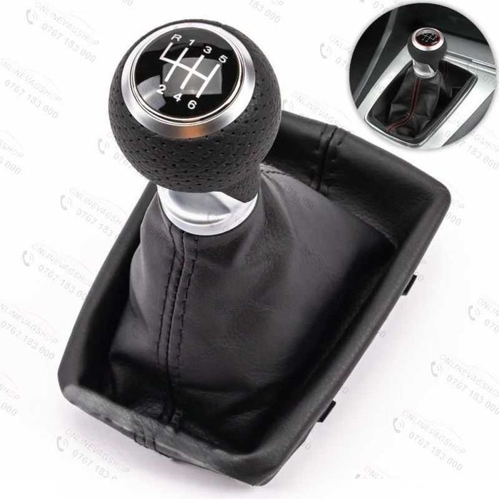 Nuca piele perforata S-line Audi A4 B6, Audi A4 B7 + manson