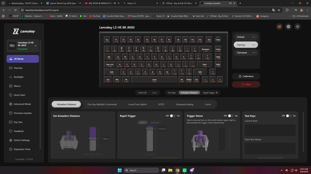 Tastatura Lemokey L5 HE