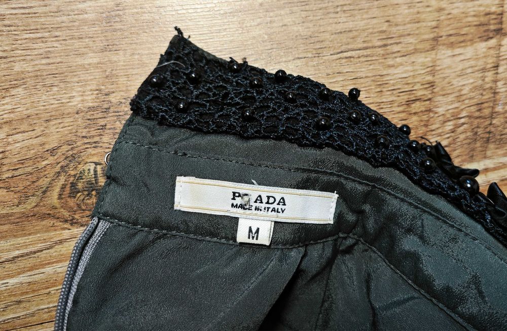 PRADA Оригинална рокля памук / коприна размер М