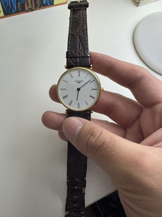 Ceas Longines Vintage De Aur 99535, Cuir Veritable