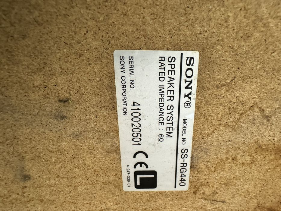 Динамики колонки sony