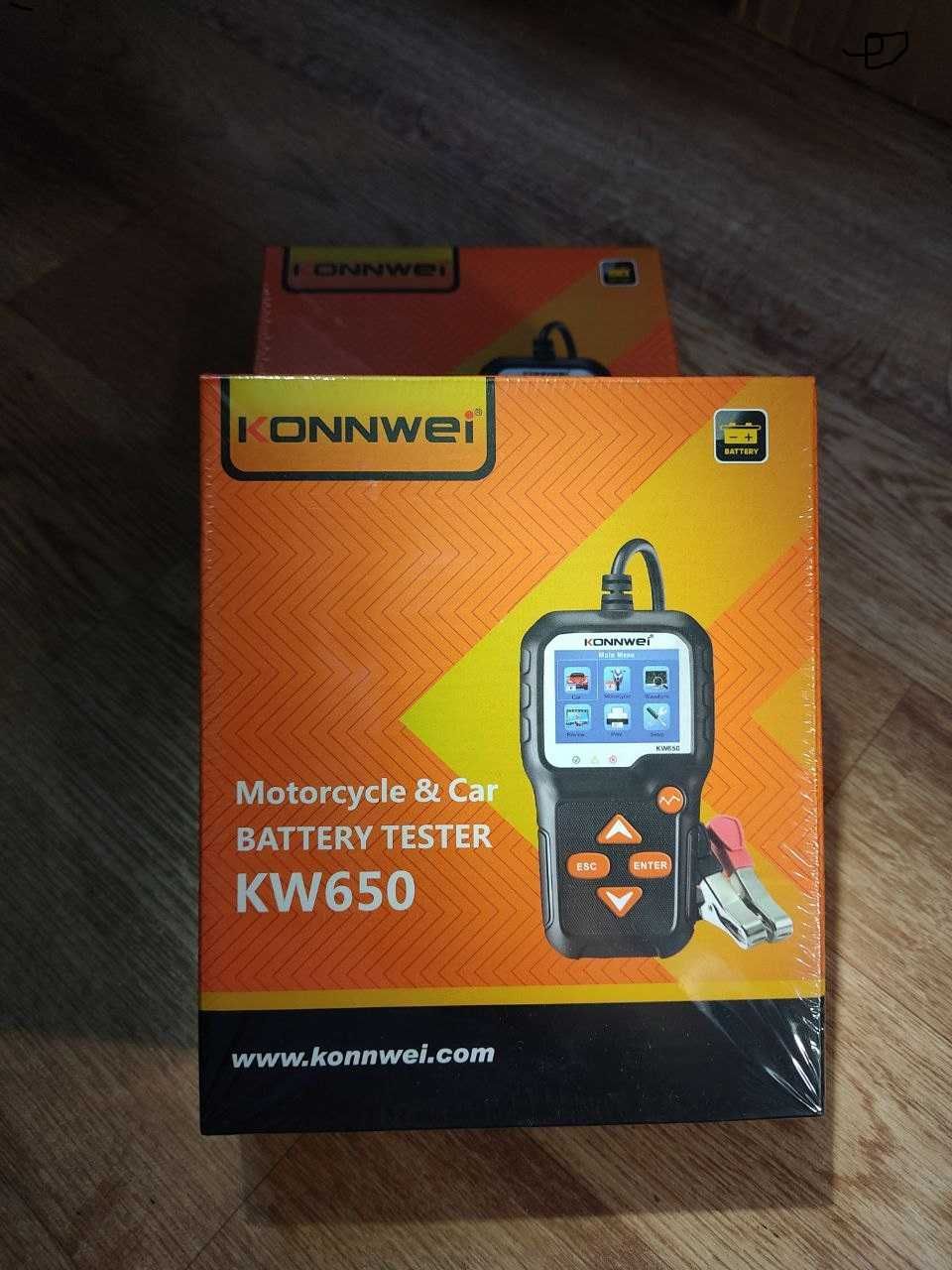 Konnwei KW650 тестер автомобильных и мото аккумуляторов: 12 000 тг ...